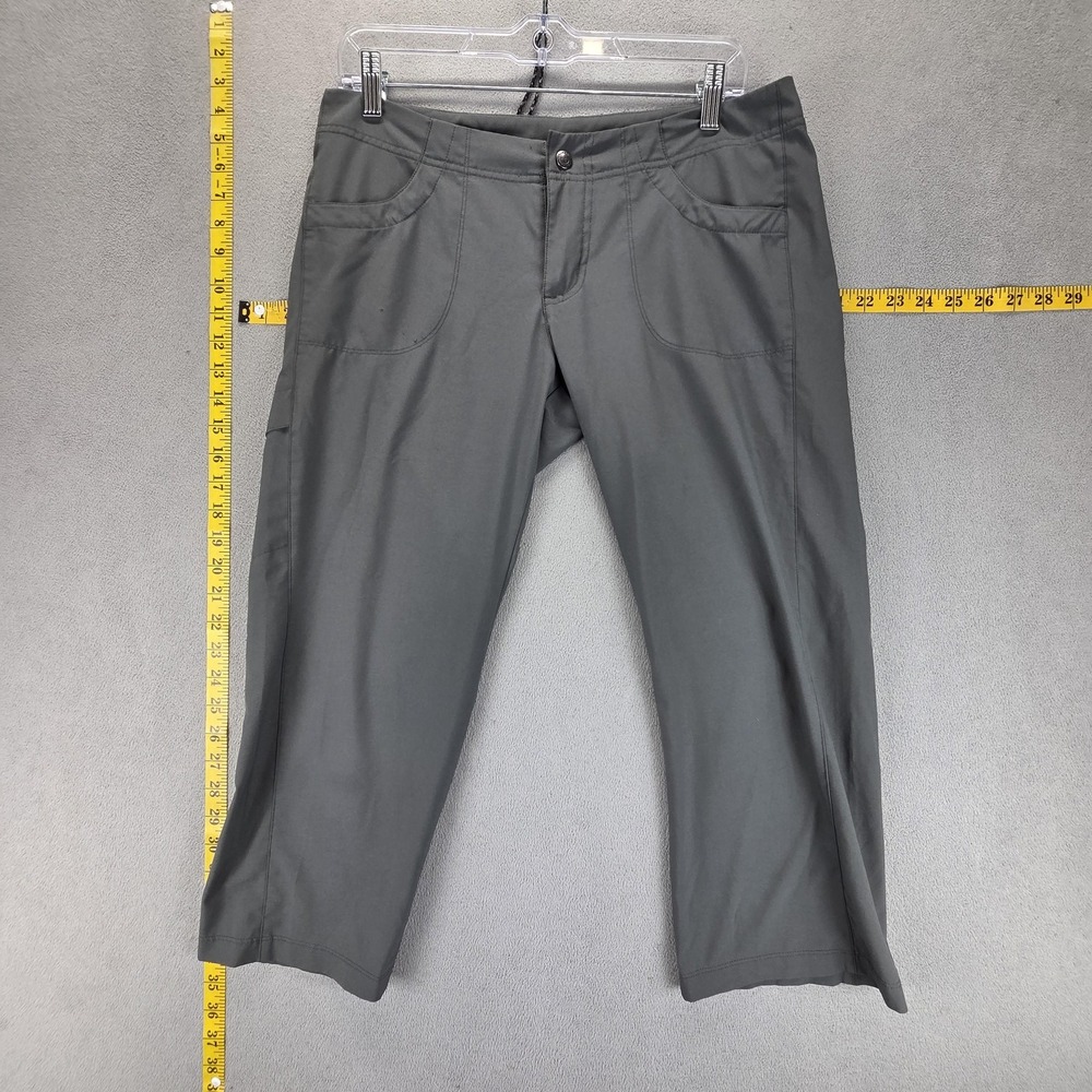 Patagonia Pants Womens 8 Gray All Out Capri Lightweight Stretch Hiking Travel